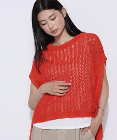 COMME CA PLATINUM S-SIZE / コムサ・プラチナ エスサイズ その他トップス | 〔 Sサイズ 〕 美濃和紙 ツインニットプルオーバー
