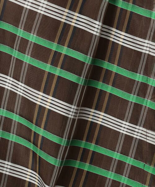 COMME CA PLATINUM S-SIZE / コムサ・プラチナ エスサイズ ロング・マキシ丈スカート | 〔 Sサイズ 〕 シルクシアーチェック ラップ風アシンメトリースカート | 詳細18