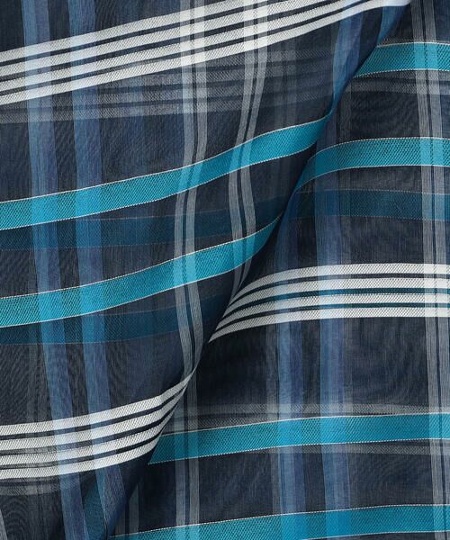 COMME CA PLATINUM S-SIZE / コムサ・プラチナ エスサイズ シャツ・ブラウス | 〔 Sサイズ 〕 【セットアップ対応】シルクシアーチェック 2WAYシャツ羽織り | 詳細12