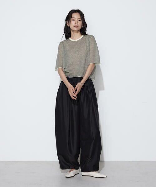 COMME CA PLATINUM S-SIZE / コムサ・プラチナ エスサイズ ニット・セーター | 〔 Sサイズ 〕 ポリエステルラミー プルオーバーニット | 詳細20