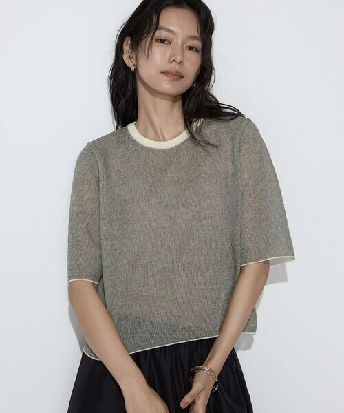 COMME CA PLATINUM S-SIZE / コムサ・プラチナ エスサイズ ニット・セーター | 〔 Sサイズ 〕 ポリエステルラミー プルオーバーニット | 詳細24