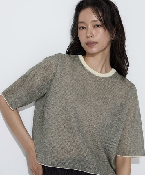 COMME CA PLATINUM S-SIZE / コムサ・プラチナ エスサイズ ニット・セーター | 〔 Sサイズ 〕 ポリエステルラミー プルオーバーニット | 詳細25