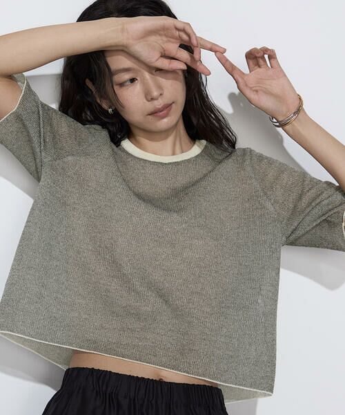 COMME CA PLATINUM S-SIZE / コムサ・プラチナ エスサイズ ニット・セーター | 〔 Sサイズ 〕 ポリエステルラミー プルオーバーニット | 詳細29