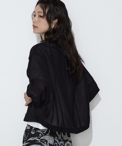 COMME CA PLATINUM S-SIZE / コムサ・プラチナ エスサイズ ブルゾン | 〔 Sサイズ 〕 コットンカラミストレッチ ブルゾン | 詳細19