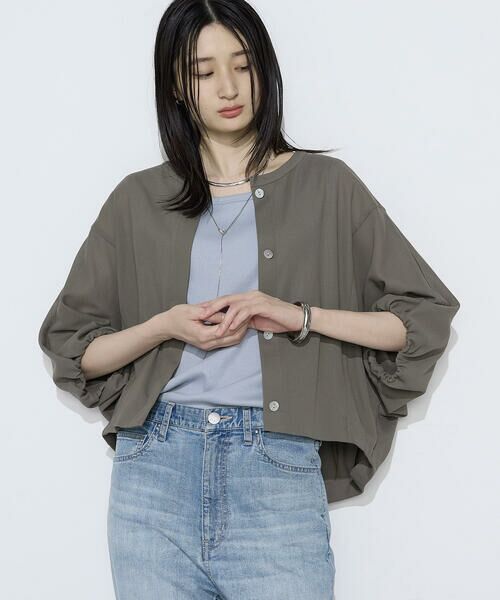 COMME CA PLATINUM S-SIZE / コムサ・プラチナ エスサイズ ブルゾン | 〔 Sサイズ 〕 コットンカラミストレッチ ブルゾン | 詳細25