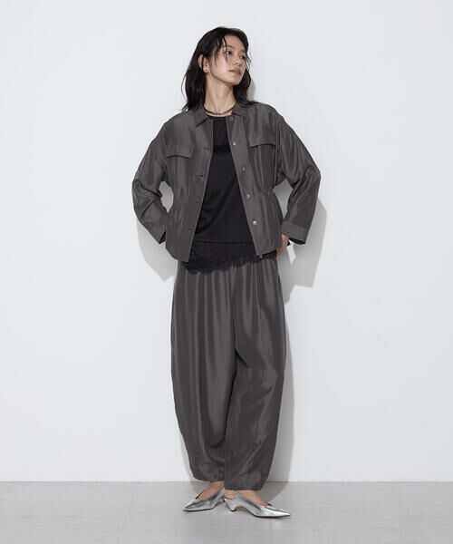 COMME CA PLATINUM S-SIZE / コムサ・プラチナ エスサイズ その他パンツ | 〔 Sサイズ 〕 ライトシルクウール バレルパンツ | 詳細16
