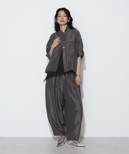 COMME CA PLATINUM S-SIZE / コムサ・プラチナ エスサイズ その他パンツ | 〔 Sサイズ 〕 ライトシルクウール バレルパンツ | 詳細18