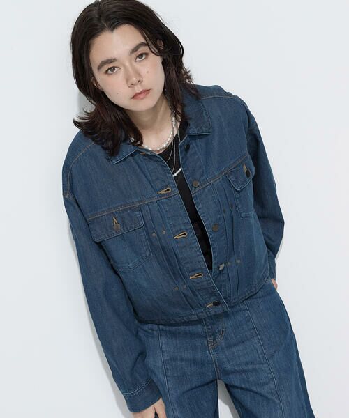 COMME CA PLATINUM S-SIZE / コムサ・プラチナ エスサイズ Gジャン・デニムジャケット | 〔Sサイズ〕10オンスストレッチデニム フロントタックGジャン | 詳細13