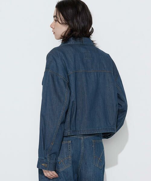 COMME CA PLATINUM S-SIZE / コムサ・プラチナ エスサイズ Gジャン・デニムジャケット | 〔Sサイズ〕10オンスストレッチデニム フロントタックGジャン | 詳細17