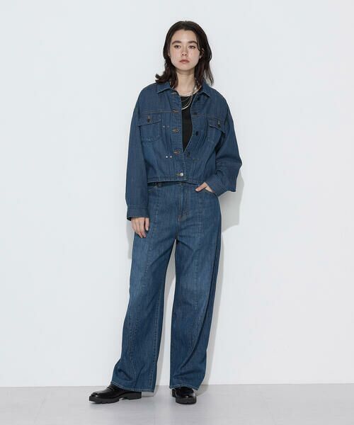 COMME CA PLATINUM S-SIZE / コムサ・プラチナ エスサイズ Gジャン・デニムジャケット | 〔Sサイズ〕10オンスストレッチデニム フロントタックGジャン | 詳細9