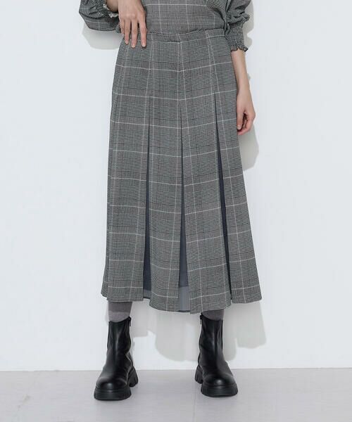 COMME CA PLATINUM S-SIZE / コムサ・プラチナ エスサイズ ロング・マキシ丈スカート | 〔Sサイズ〕ヘリテージプリント ボックスタックスカート | 詳細11