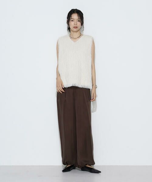 COMME CA PLATINUM S-SIZE / コムサ・プラチナ エスサイズ その他パンツ | 〔Sサイズ〕キュプラレーヨンフィブリルサテン 2WAYパンツ | 詳細11