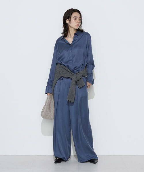 COMME CA PLATINUM S-SIZE / コムサ・プラチナ エスサイズ その他パンツ | 〔Sサイズ〕キュプラレーヨンフィブリルサテン 2WAYパンツ | 詳細25