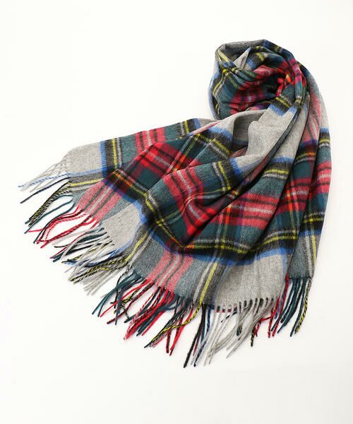 セール ウールチェックストール マフラー ショール スヌード ストール Comme Ca コムサ ファッション通販 タカシマヤファッションスクエア