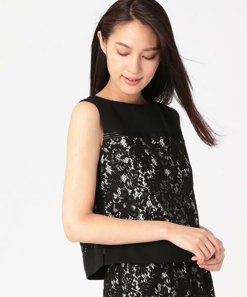 セール フラワーレース ノースリーブ ブラウス シャツ ブラウス Comme Ca コムサ ファッション通販 タカシマヤファッションスクエア