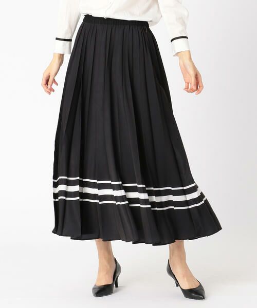 セール パネルプリントプリーツスカート ロング マキシ丈ワンピース Comme Ca コムサ ファッション通販 タカシマヤファッションスクエア