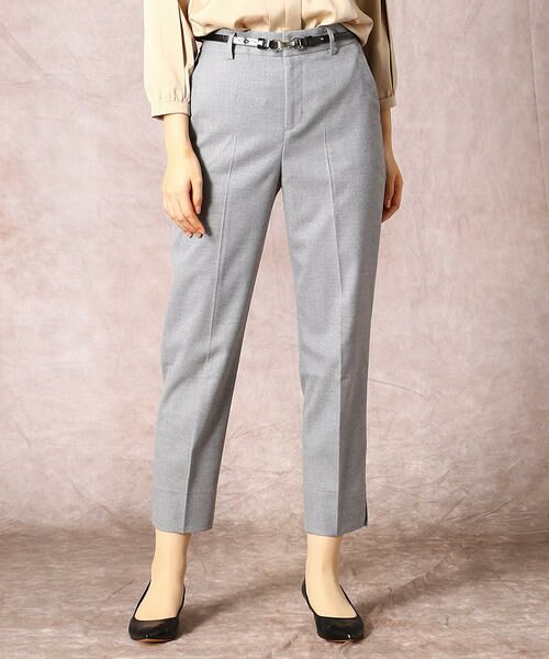 セール カシミヤフィーリング クロップドパンツ ショート ハーフ 半端丈パンツ Comme Ca コムサ ファッション通販 タカシマヤファッションスクエア