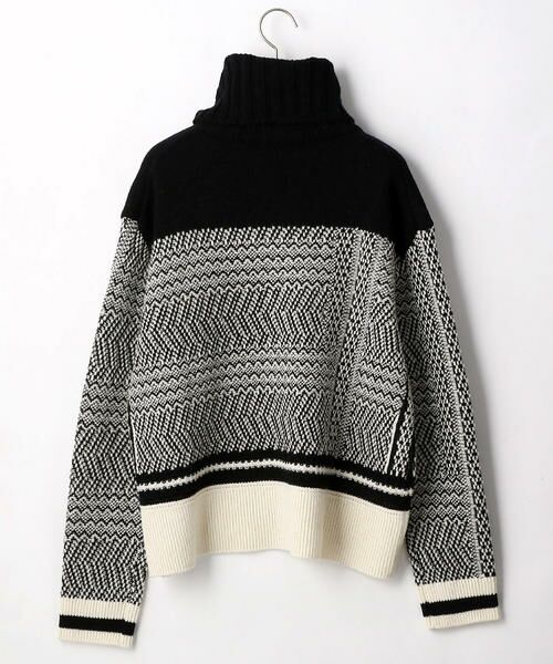 セール ノルディックジャガード幾何学柄タートルネックニット ニット セーター Comme Ca コムサ ファッション通販 タカシマヤファッションスクエア