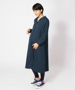 ロングシャツドレス(マタニティ）