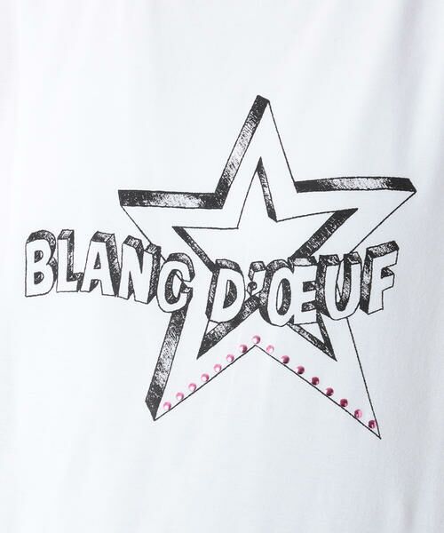 COMME CA BLANC D’OEUF / コムサブロンドオフ マタニティウェア | (マタニティ)スター ロゴ Tシャツ | 詳細8