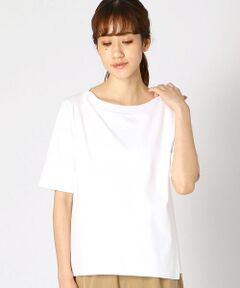 〔マタニティ〕ボートネックＴシャツ