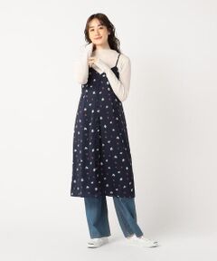 〔 マタニティ 〕 ストレッチシフォン キャミドレス