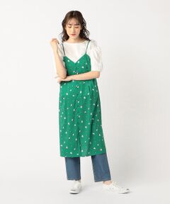 〔 マタニティ 〕 ストレッチシフォン キャミドレス