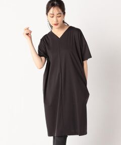 〔 マタニティ 〕 【前後2WAY】キレイめ Tシャツワンピース