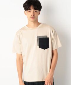 チェック ダブルポケット Ｔシャツ