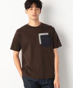 チェック ダブルポケット Ｔシャツ