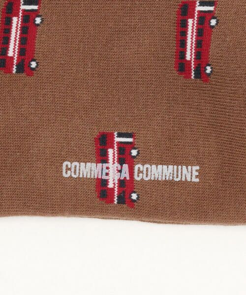 COMME CA COMMUNE / コムサコミューン ソックス | ロンドンバス柄 ソックス | 詳細3