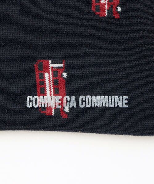COMME CA COMMUNE / コムサコミューン ソックス | ロンドンバス柄 ソックス | 詳細3
