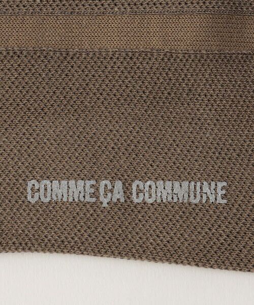 COMME CA COMMUNE / コムサコミューン ソックス | フロート編み ストライプ柄 ソックス | 詳細7