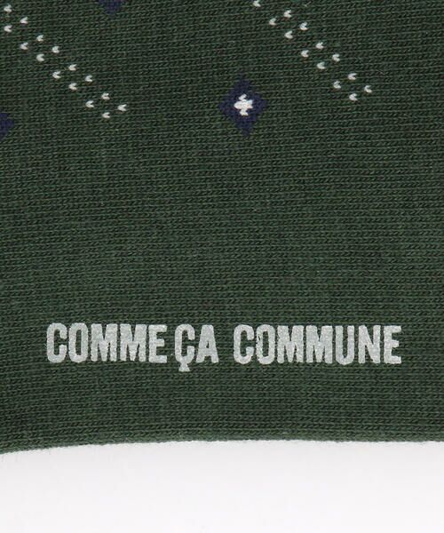 COMME CA COMMUNE / コムサコミューン ソックス | レジメン 小紋柄 ソックス | 詳細6