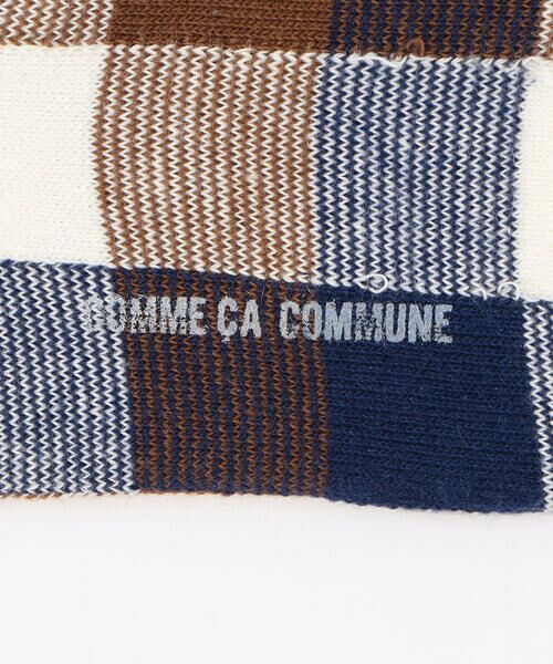 COMME CA COMMUNE / コムサコミューン ソックス | 配色 ブロック ローアンクル ソックス | 詳細5