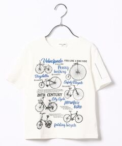 自転車柄半袖Ｔシャツ