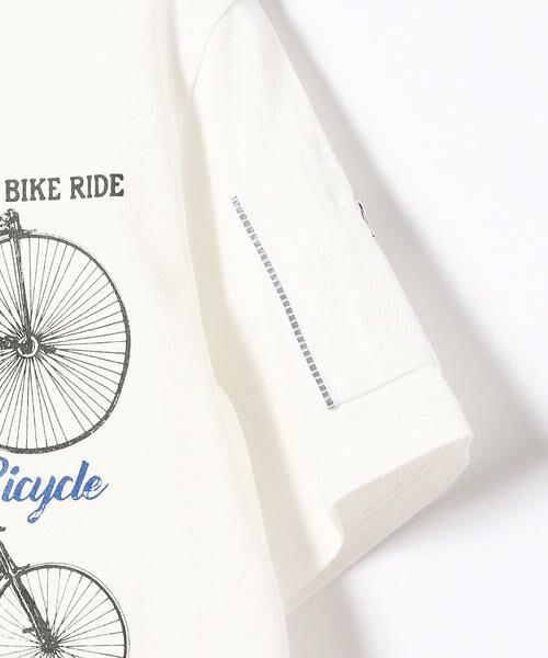 COMME CA FILLE / コムサ・フィユ Tシャツ | 自転車柄半袖Ｔシャツ | 詳細3