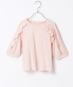 七分袖フリルＴシャツ