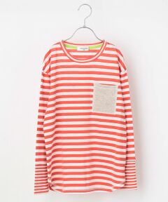 【ジュニアサイズ】長袖ボーダーＴシャツ