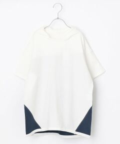 【ジュニアサイズ】フード付半袖ビッグＴシャツ