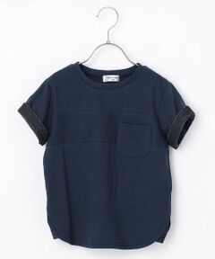 切り替え胸ポケット付半袖Ｔシャツ