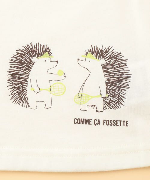 COMME CA FILLE / コムサ・フィユ Tシャツ | ハリネズミプリント半袖Ｔシャツ | 詳細1
