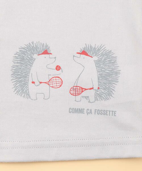 COMME CA FILLE / コムサ・フィユ Tシャツ | ハリネズミプリント半袖Ｔシャツ | 詳細2