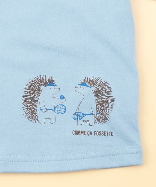 COMME CA FILLE / コムサ・フィユ Tシャツ | ハリネズミプリント半袖Ｔシャツ | 詳細7