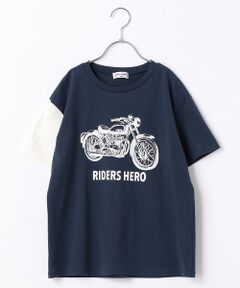 【ジュニアサイズ】バイクプリントＴシャツ