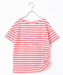 【ジュニアサイズ】ボーダープリントＴシャツ