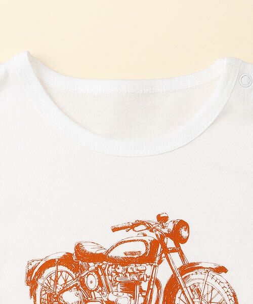 COMME CA FILLE / コムサ・フィユ ベビー・キッズグッズ | バイク柄プリント半袖Ｔシャツ | 詳細2