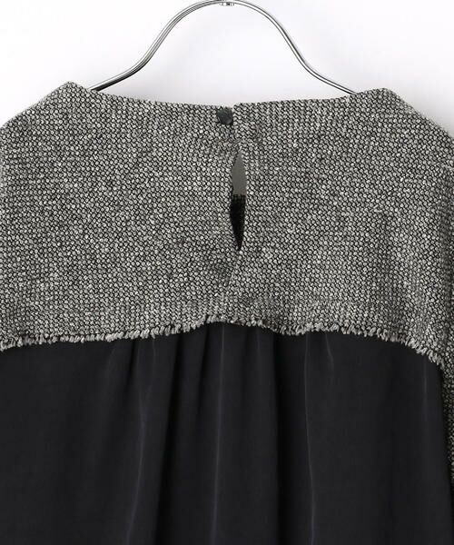 COMME CA FILLE / コムサ・フィユ ドレス | からみ織りツィードプルオーバードレス | 詳細3