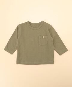 ポケット付き長袖Ｔシャツ