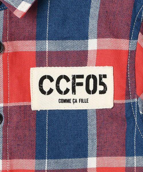 COMME CA FILLE / コムサ・フィユ シャツ・ブラウス | インディゴチェックシャツ | 詳細4